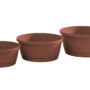 Libis Plant Bowl With Saucer, LG – TerraCotta